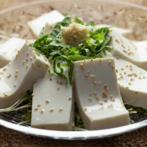 Cold Tofu with Ice Plant